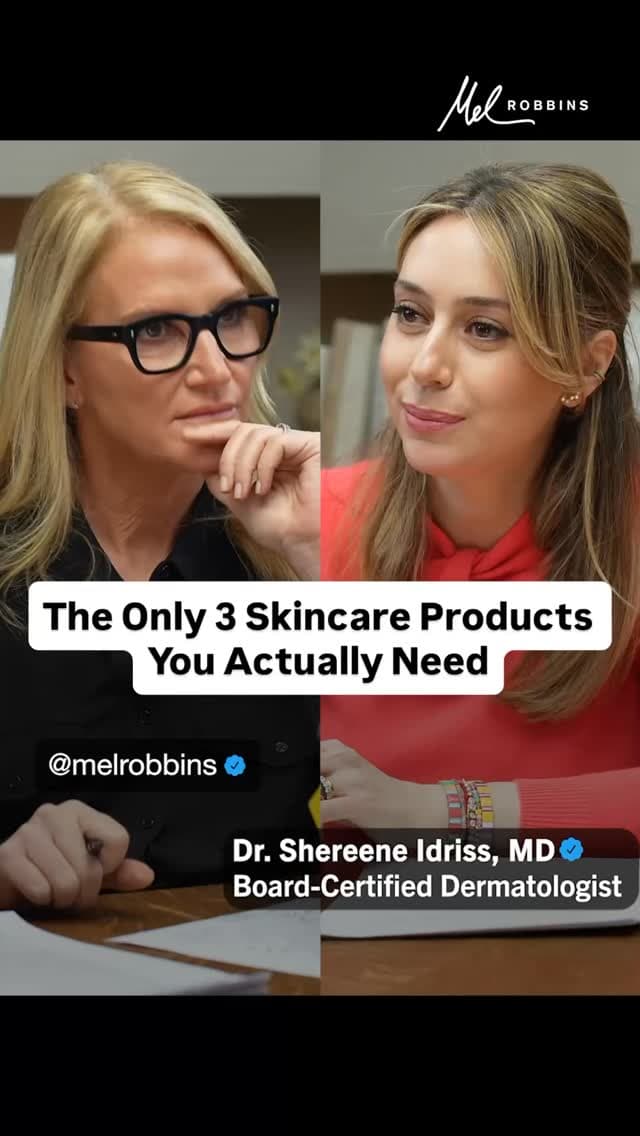 You do not need a 12-step skincare routine.
World-renowned dermatologist, Dr. Shereene Idriss, says there are just 3 ca