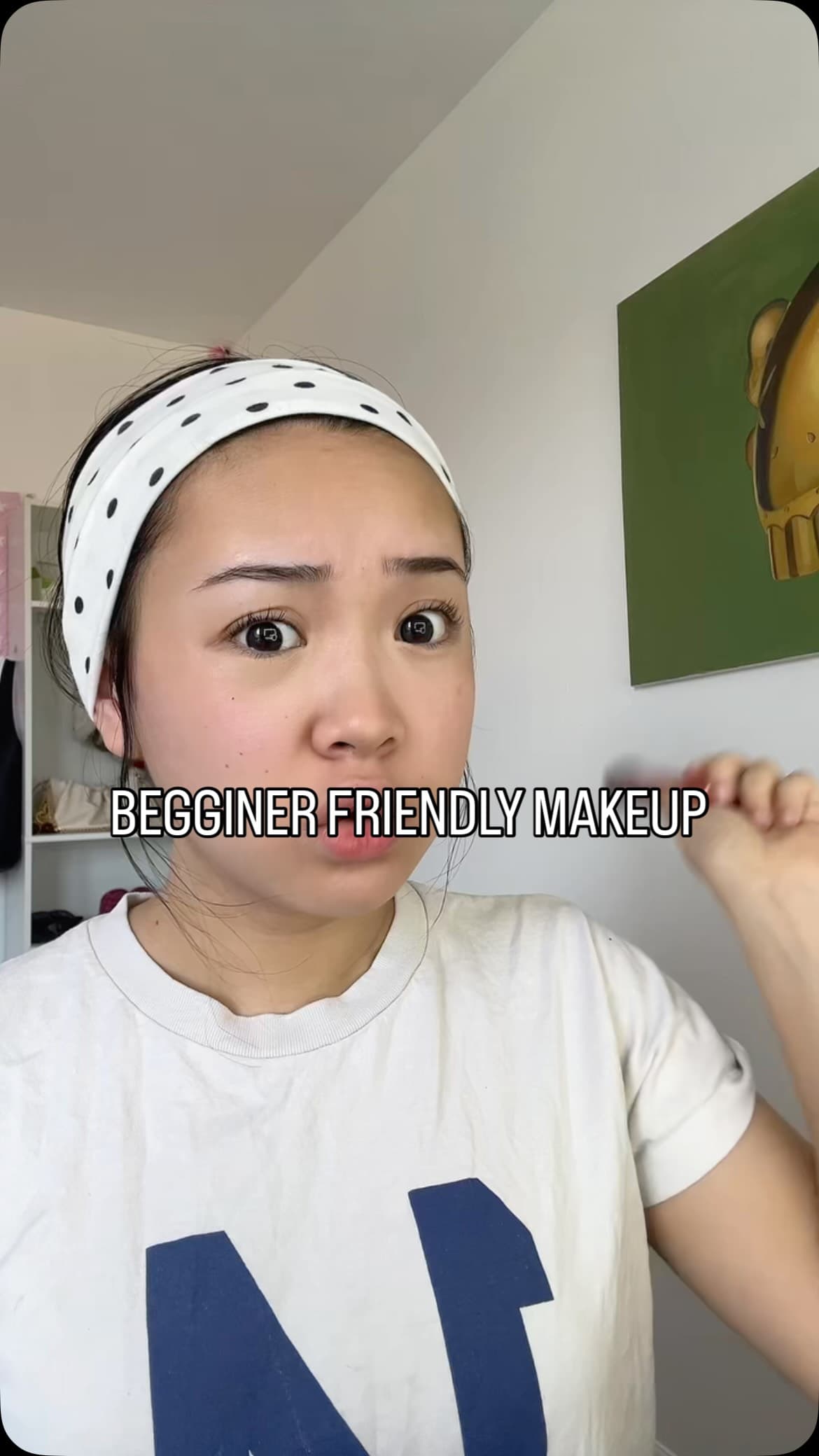 REAL beginner friendly makeup for dummies #makeup #makeuptutorial #grwm #begginermakeup #stepbystepmakeup