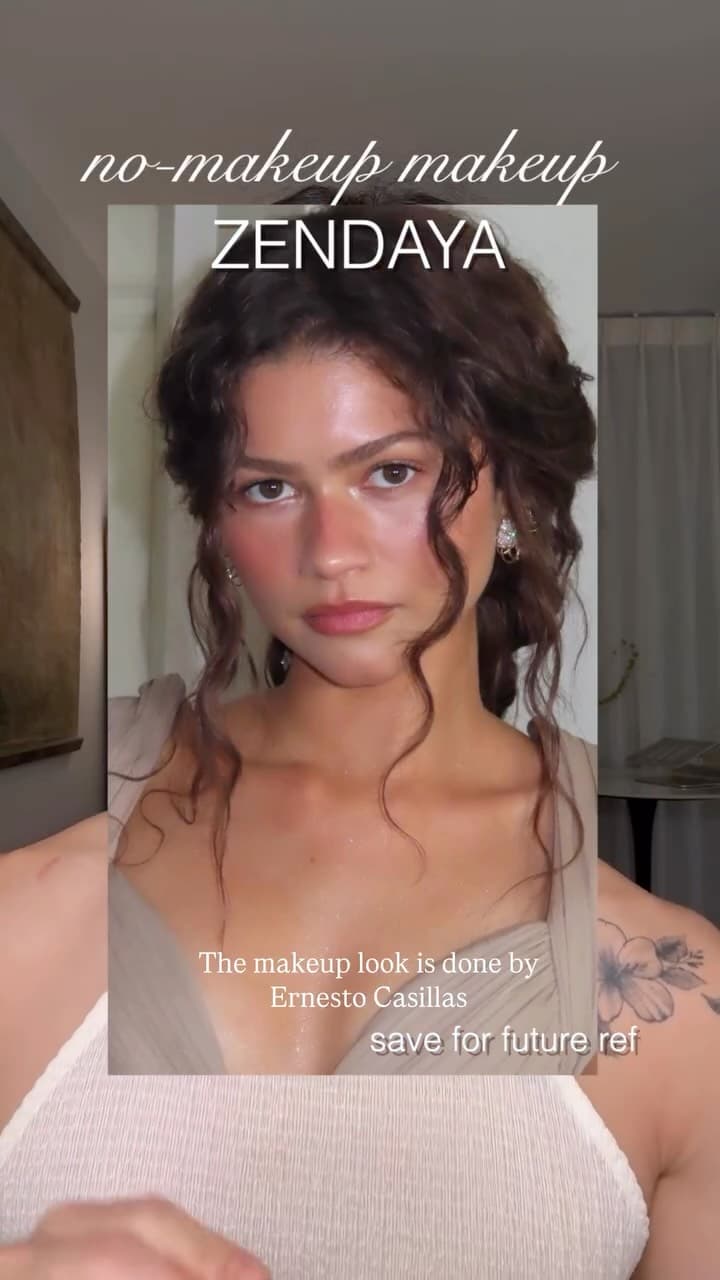 No makeup makeup tutorial inspired by Zendaya from #TheOdyssey premiere done by @ernestocasillas 🤍 what do we think?
@