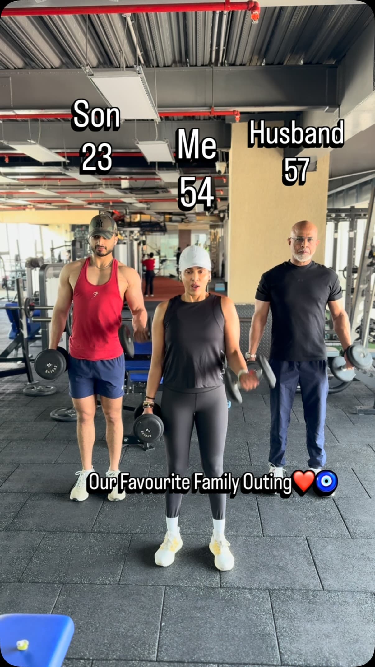 Growing Stronger Together💪🏼🔥❤️🧿
#fitover50 #fitness #fitfam #family #gym
(Reels, fitness, health, lifestyle, runn