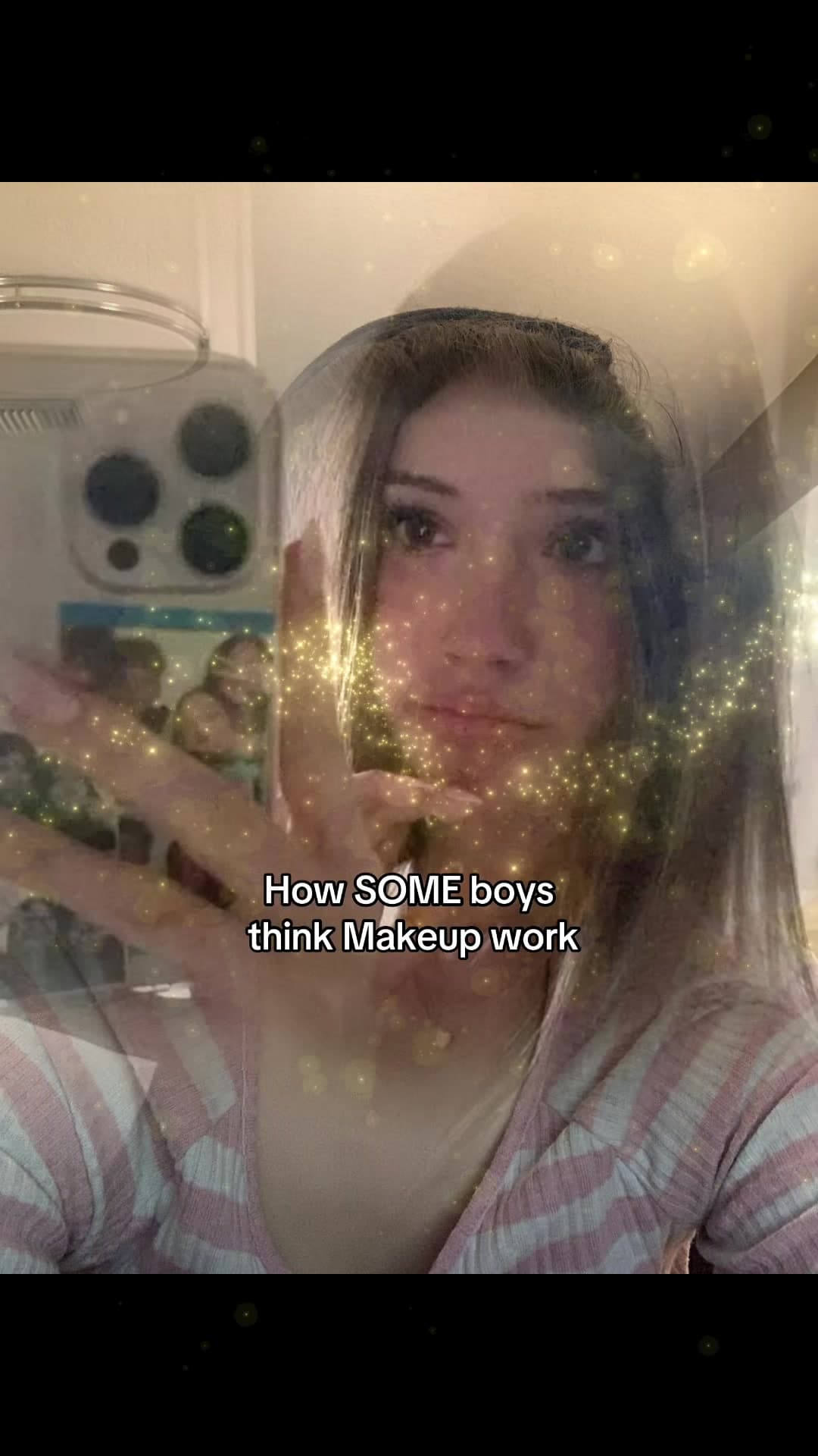 and then they see girl wearing makeup and think they’re not wearing any 💔💔 #viral #blowthisup #makeup #funny #menpmo�