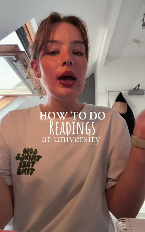 an efficient way to make notes on readings at uni ✒️ #uniadvice #university #studytok