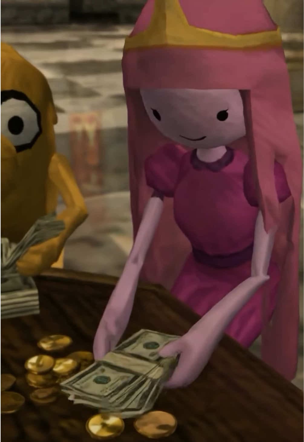 Countin up💵 (song: ilyTOMMY - Princess Bubblegum) #ilytommy #ilytommyprincessbubblegum #moneytok #adventuretime #viralv