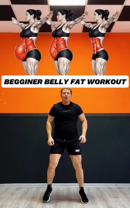 Beginner belly fat workout 🔥🥵 . #homeworkout #fullbodyworkout #cardio #workoutathome #gymmotivation