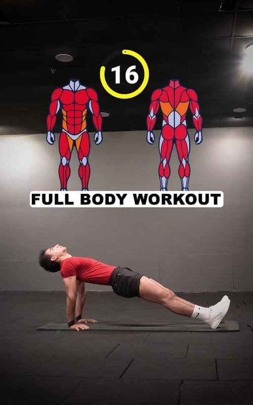 3 minutes full body workout no equipment ✅🔥 #homeworkout #fitnessmotivation #fullbody #aesthetic #Fitness