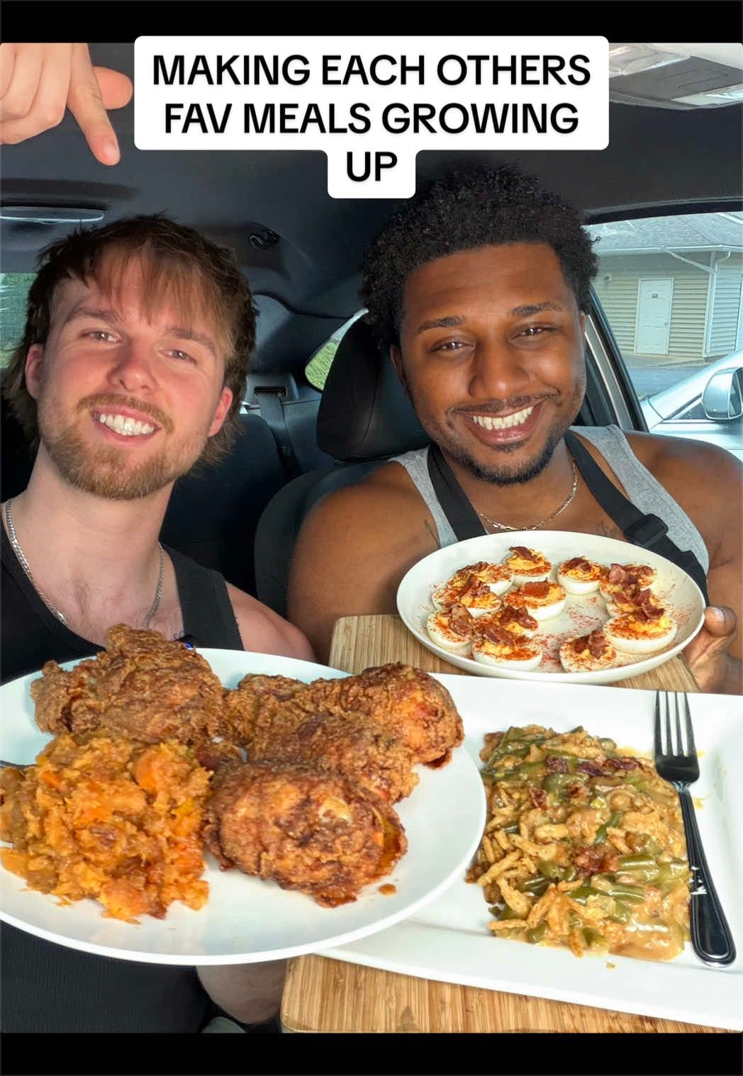 We made each others favorite meals growing up 😳😭 Stick around to see how we reacted to each others dishes 😂 Drop a co