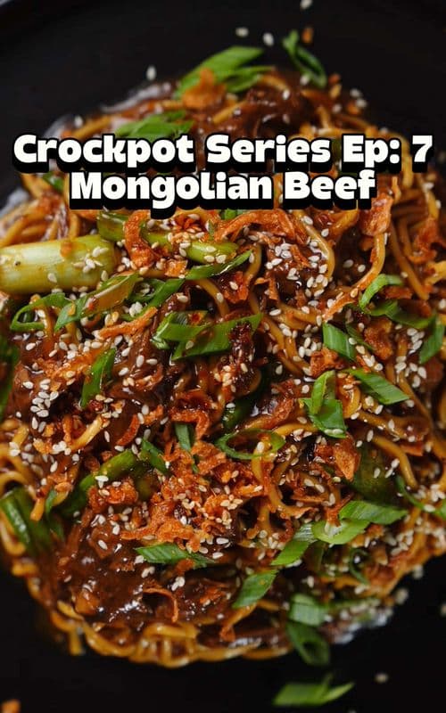 Crockpot Mongolian Beef & Noodles 🥩🍜🔥 Crockpot Series Episode 7: Mongolian Beef & Noodles This is my crockpot series,