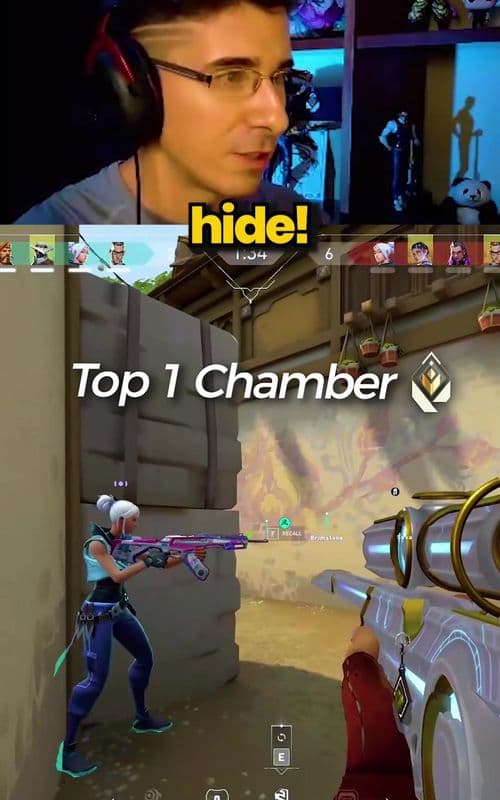 What the f*ck… #Valorant #valorantclips #valorantgaming #gamingentiktok #horcus Chamber. He sido TOP 1 Radiant del mundo