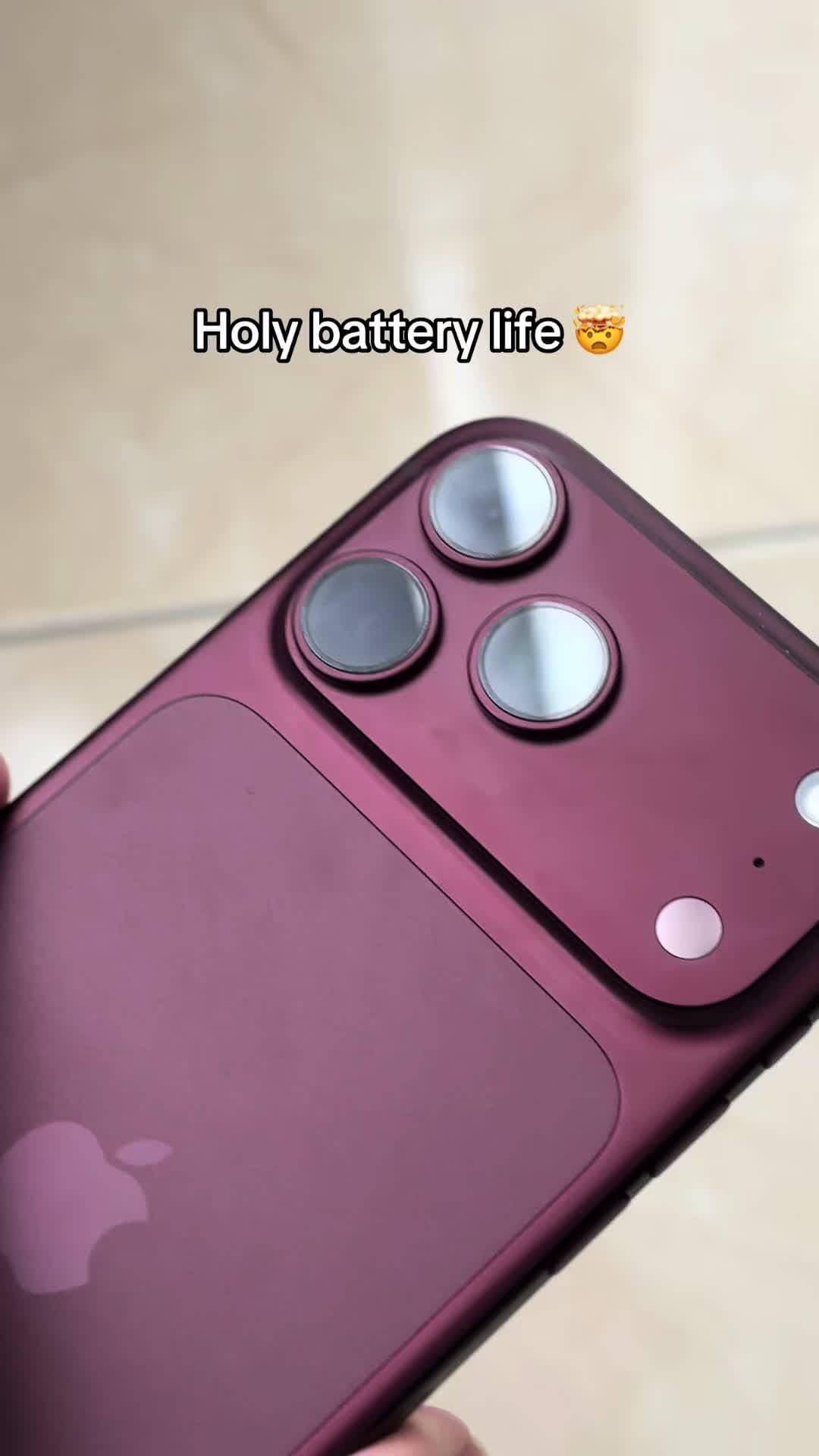 They did not lie about the battery improvements #iphone18promax #apple #iphone #Tech #techtok