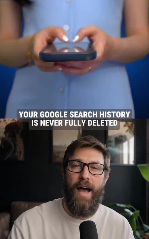 Google search history can be permanently deleted by adjusting settings in your Google account. This trick keeps your bro