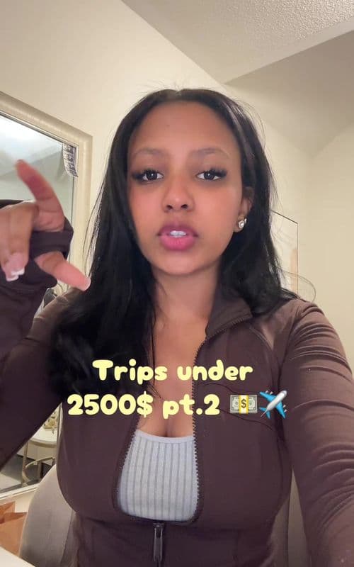 Trips under 2500$ for you! Pt2 #affordable #money #trip #traveltok #travelhacks