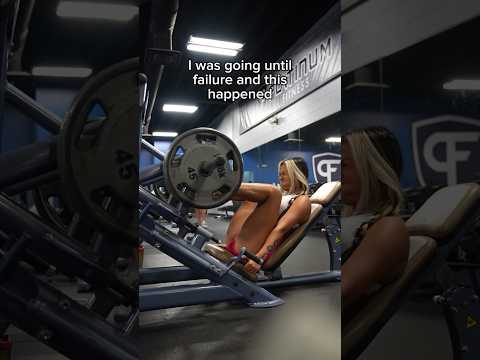 I Was Going Until Failure And This Happened… #gym #fitness #legpress