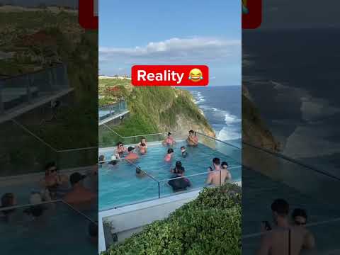 Social Media Vs. Reality: Hotel Edition! #travel #shorts #socialmedia #reality
